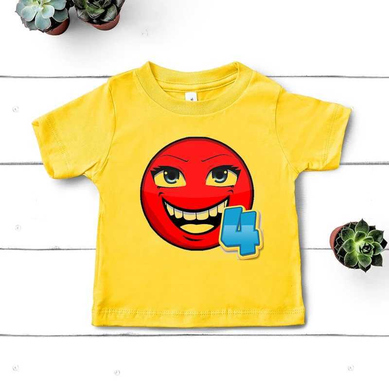 Funny Boys T-Shirts Game Shop Red Ball 4 Cartoon Print Teen Tshirts Fashion Casual Baby Tshirts Yellow Short Sleeve Hip Hop Tops T250603
