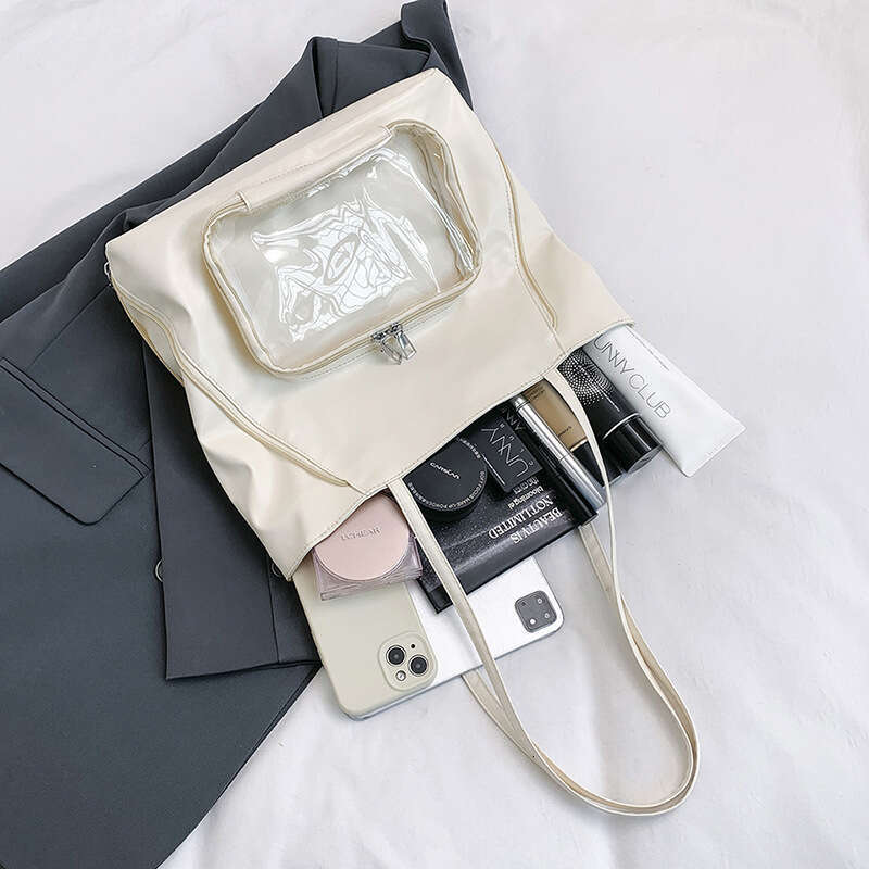 Tote for Women Large Capacity 2025 New Casual Pain Bag Single Shoulder Commuter Fashion Lightweight Travel Backpack