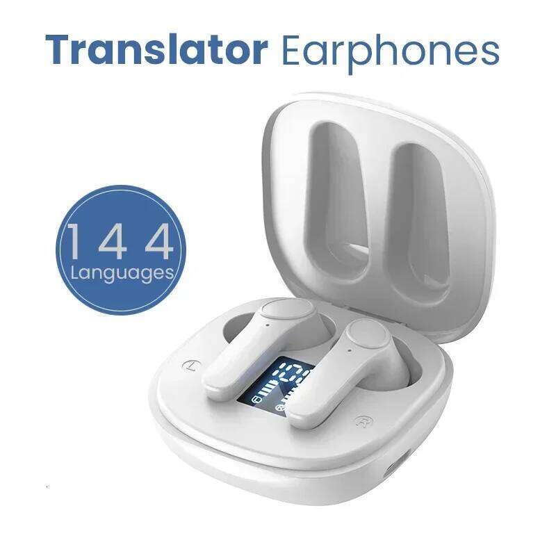 Intelligent Translate Earbuds 144 Languages Real Time AI Voice Translator 98% Accuracy Support Online OffLine 4 Translation Mode