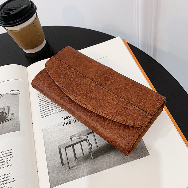 Wholesale Fashion New Korean Style Soft Luxury Bag Leather Wallet For Women Long Multi-card Slot 70% Off 2025 Designer Package PU Clutch Large Cash Co