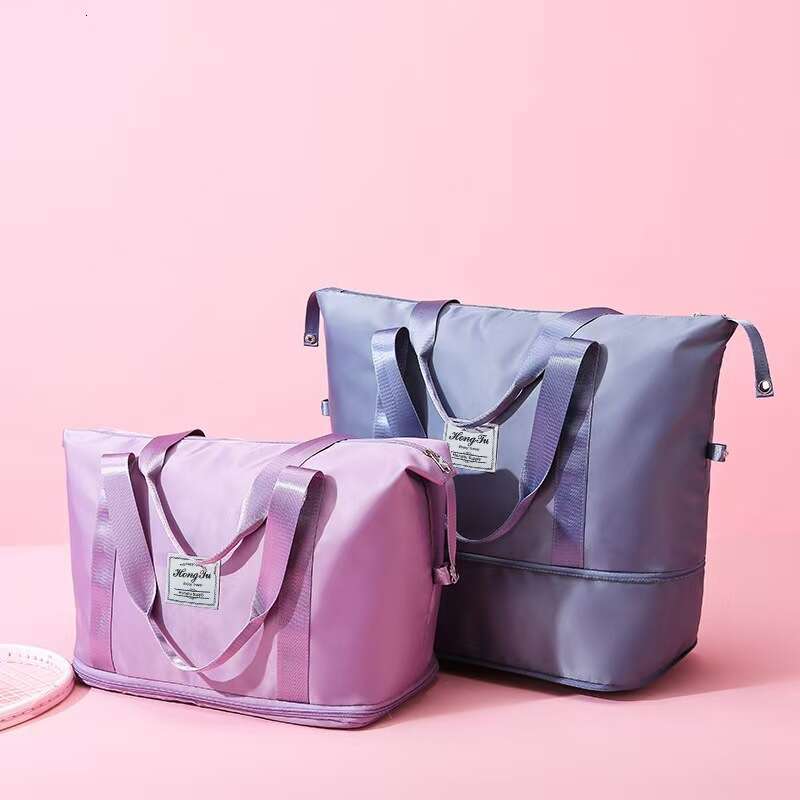 Dry Wet Separation Shoulder Expansion Yoga Fiess Large Capacity Foldable Travel Lage Storage Bag