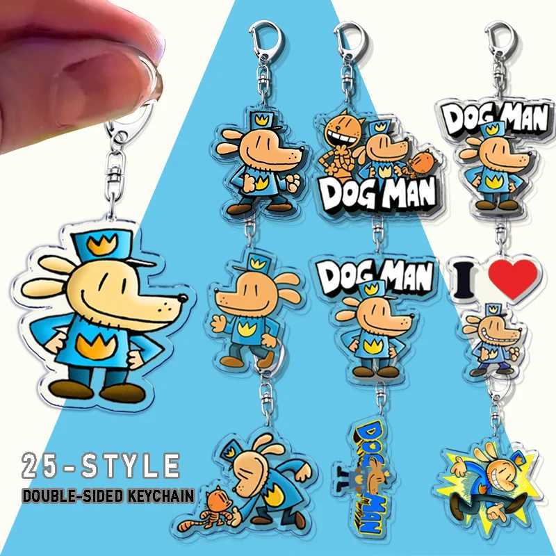 Popular Cartoon Dog Man and Cat Keychain for Accessories Bag Key Chain Ring Jewelry Fans Cute Anime Gifts Kids Children Keychain XJ250602