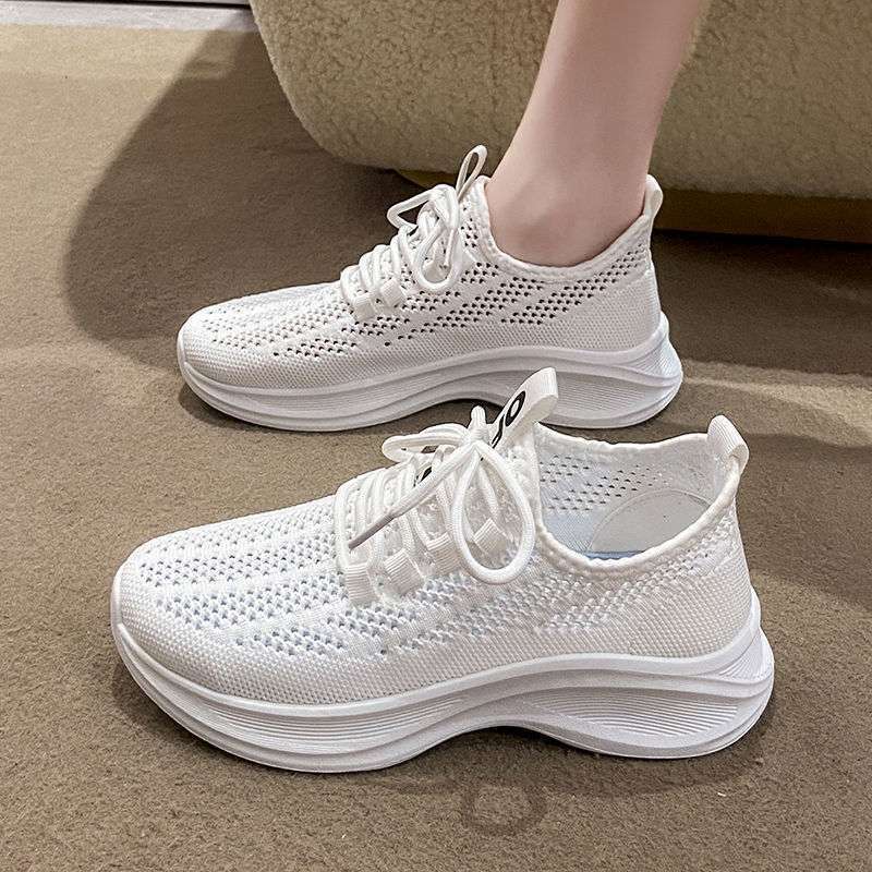 Hollow Women S Summer New Casual Shoes Casual Sports Lightweight Breathable Soft Sole Mesh Shoes For Running Ddmysaturn