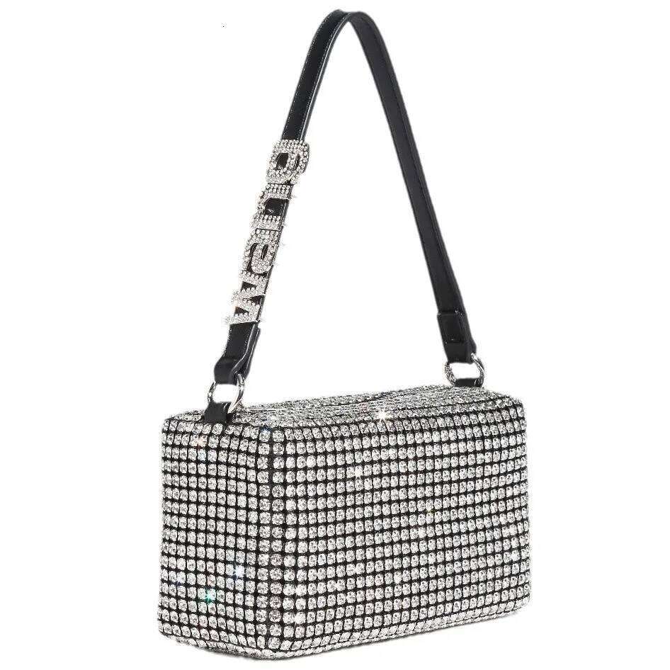 Pearl 2025 Rhinestone Evening for Women Sparkly Stage Performance Purse | Elegant Dinner Party Clutch Crossbody Bag |