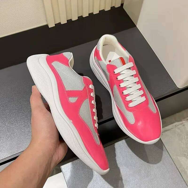 Large Size Discount 36-47 High End Genuine Leather Couple Women's Sneakers High-end Brand Designer Shoes for Men