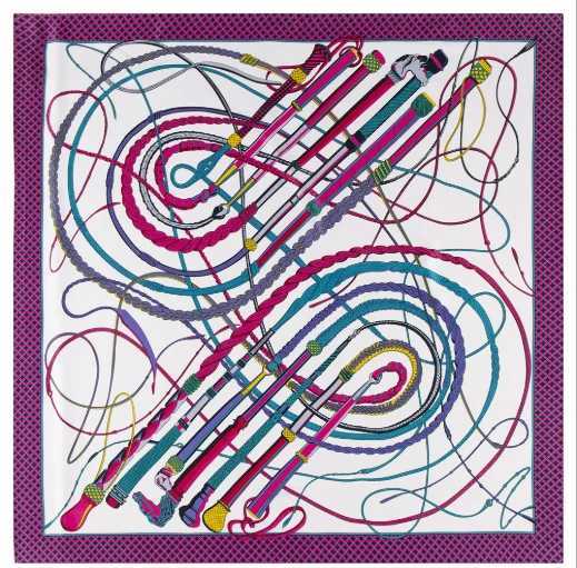 Hot Twill Silk Women Scarf Luxury Brand Europe Design Foulard 130*130cm HorseWhips Printed Square Scarves Fashion Shawls Wraps W250602