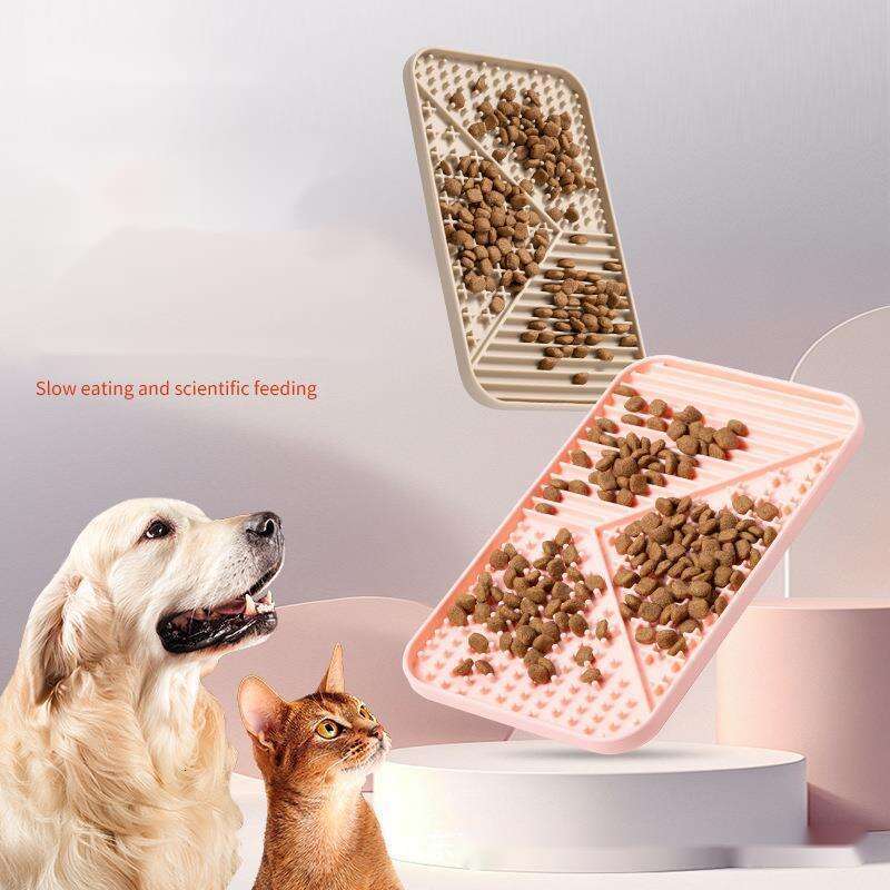 Licking Food Grade Silicone Pet Supplies Cat Dog Feeding Device Anti-Choking Suction Cup Mat
