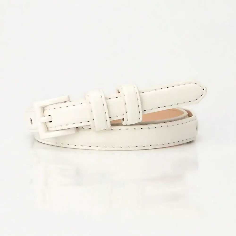 1 piece Belt Ladies Fashion Simple Belt PU Leather Belts Decorative Skinny Black with Jeans Belt Suitable for Daily Wear and UseXJ250602