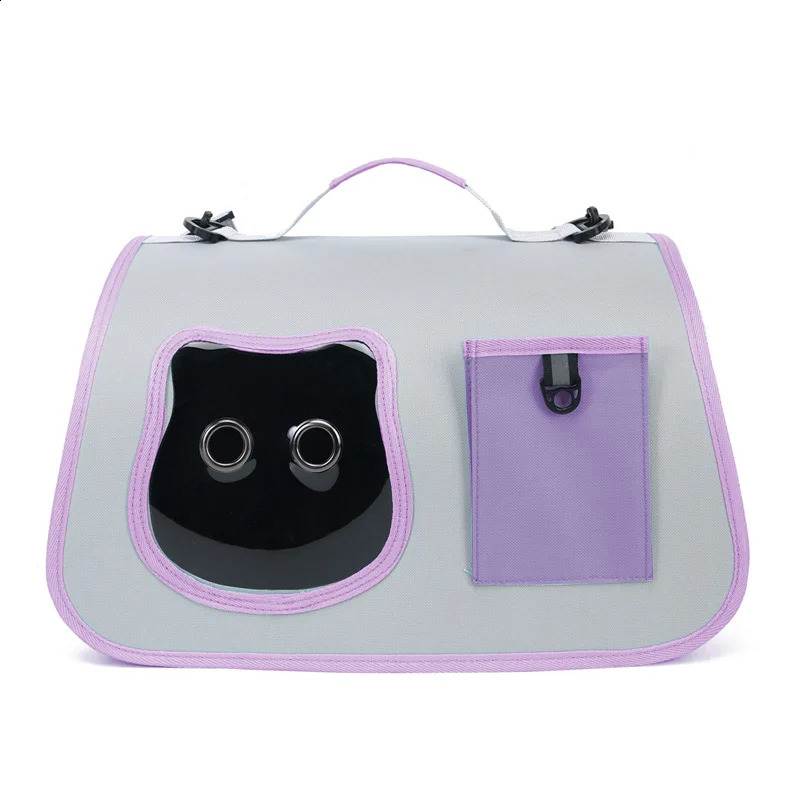 Cat Bag Portable Dog Tote Bag Breathable Backpack Small Dog Foldable Cat Large Space Travel Transport 250526