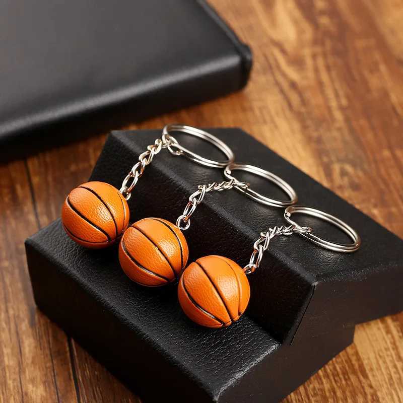 Basketball Keychain Ornaments Business Football Gifts Volleyball Football Beach Ball Key Chain Chains Rings Sport K6072 XJ250602