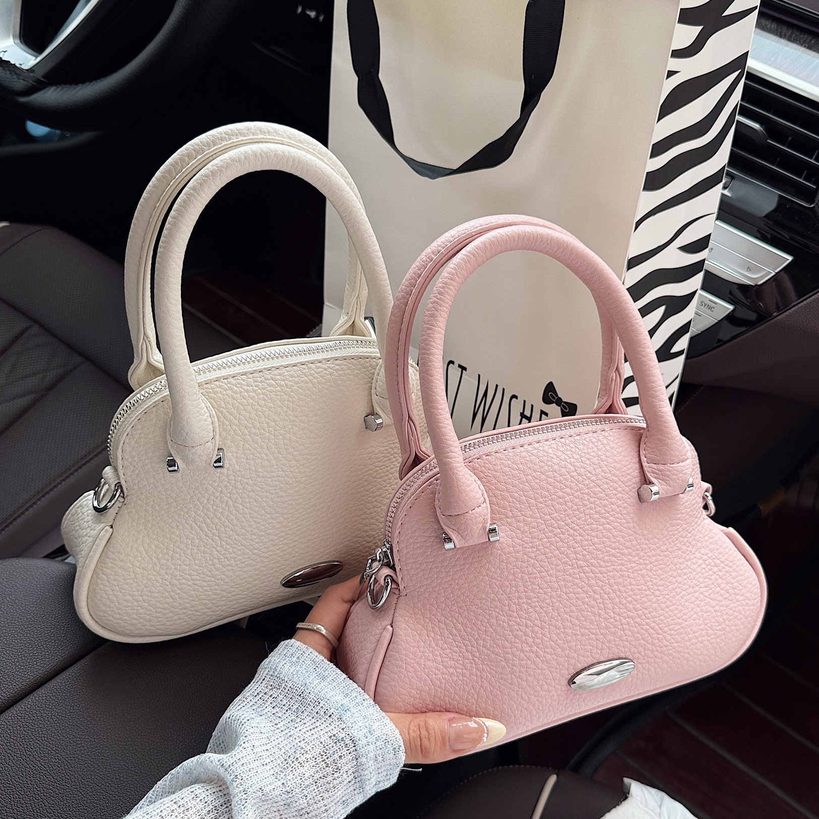 designer High-End Simple Casual Commuter Handbag for Women 2025 New Fashion Versatile Crossbody Shell Bag