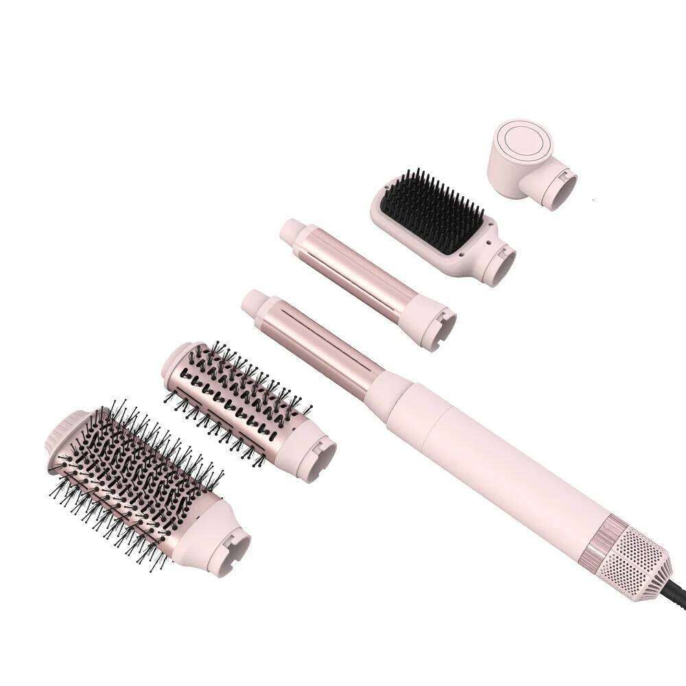 5 in 1 Professional High Speed Hot Styler, Frizz-Free Dryer Brush, No Heat Damage Air Styler Wrap - Hair