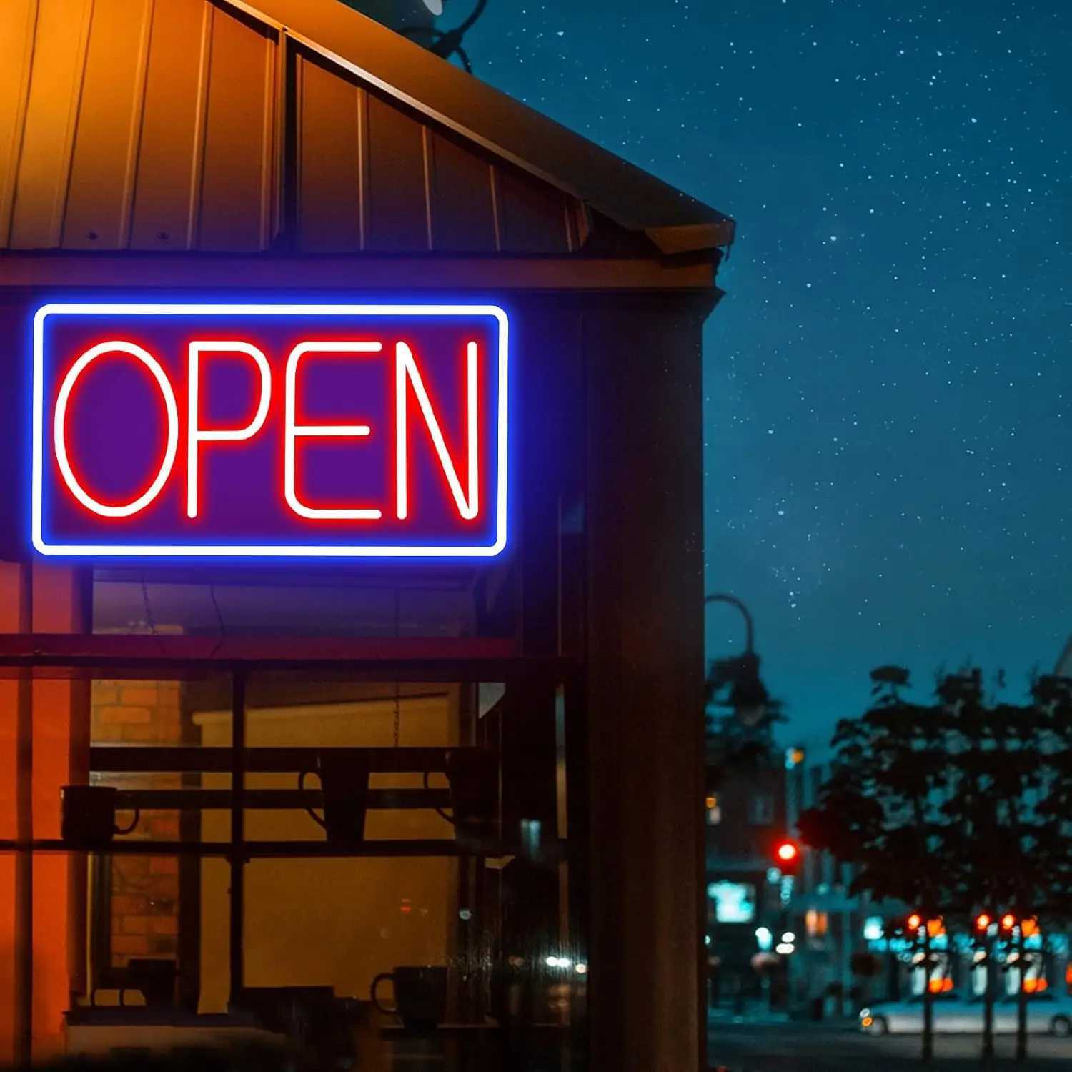 Open Neon Signs for Business LED Neon Open Signs Light Up Open Sign for Shop Store Florists Bar Salon Cafes Restaurants Pubs XJ250602