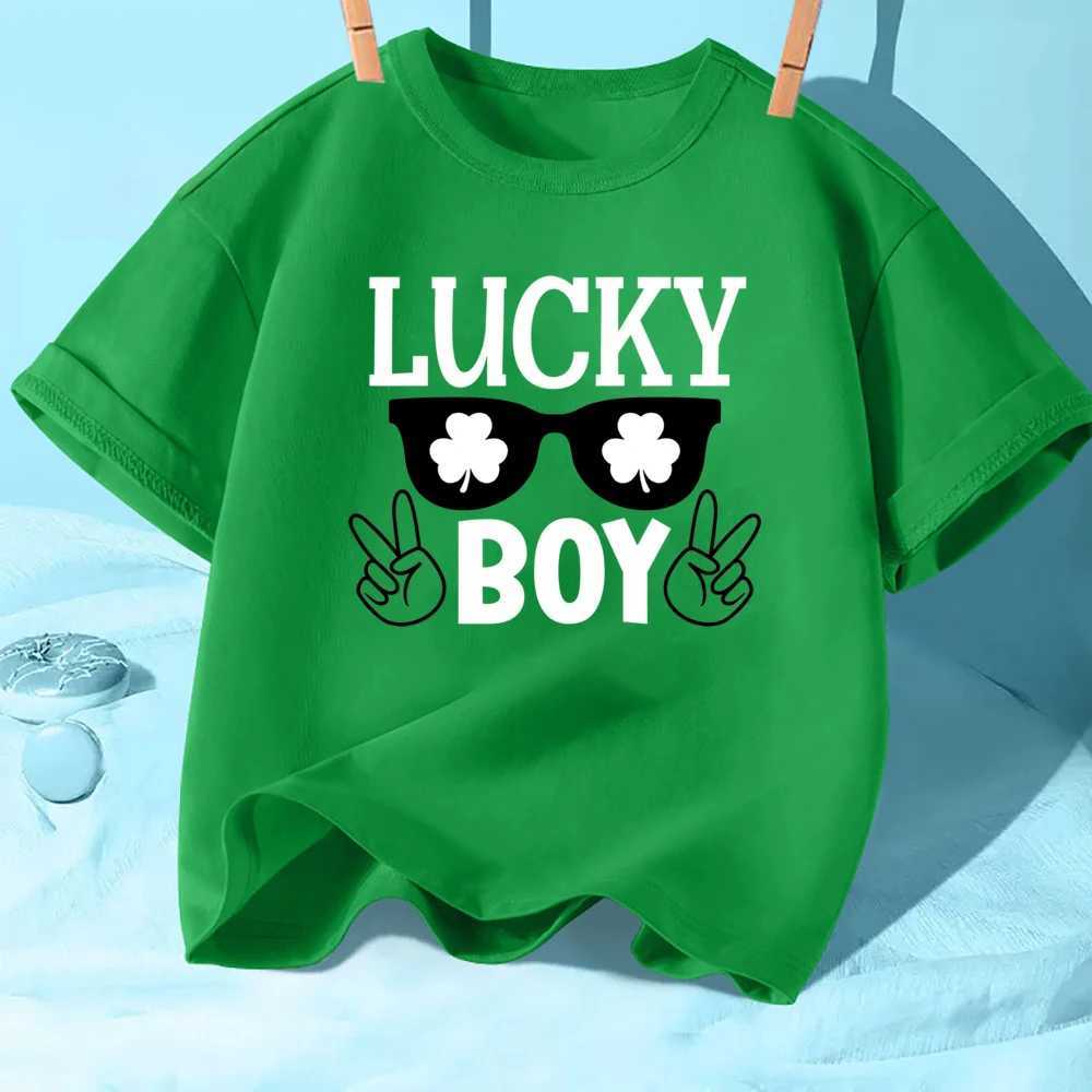 Who Need Luck When Youre This Cute St. Patricks Day Kids T-shirts Summer Short Sleeve Kids Tshirt Happy St Patricks Day ShirtsT250603