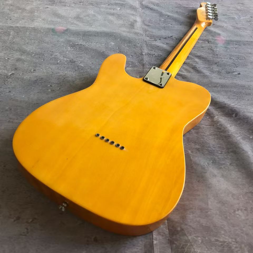 Stylishly Personalize Your Music Journey: Clear Yellow Electic Guitars Available