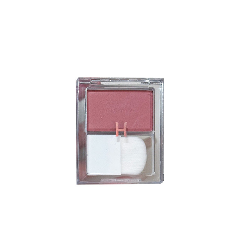 Single-color Blush Palette Pure Desire Natural Whitening Girl's Makeup Is Not Easy To Fly Powder Rouge With Brush