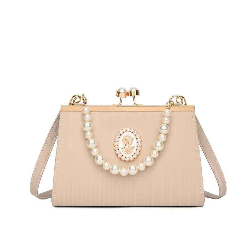 lady crossbody designer Wedding evening bag with pearls elegant bags banquet fashion handbags for women