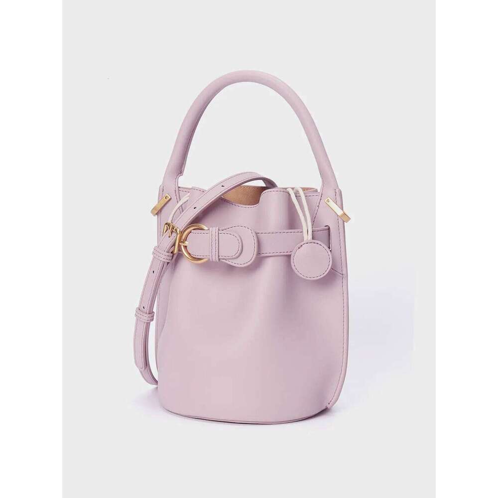 2025 Soft Leather Bucket Women's Fashion Shoulder Crossbody Bags Large Capacity Designer Handbags Stylish Leisure Bag