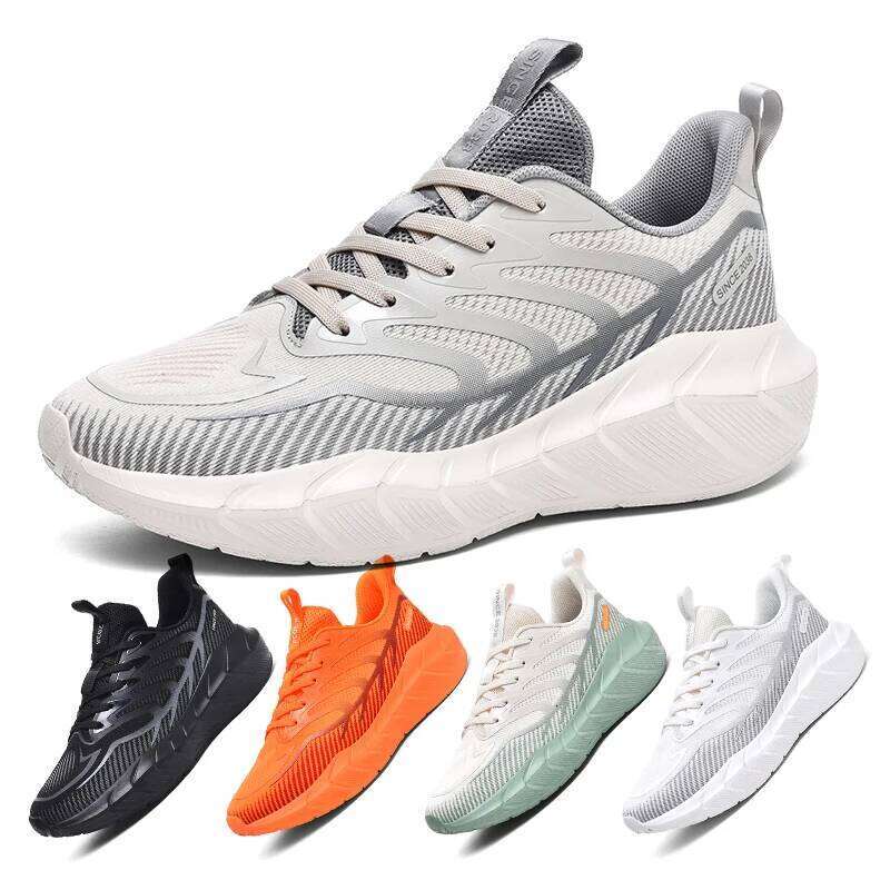 2025 New Men's Breathable Lightweight Sneakers, Fashion Running Shoes for Walking, Comfortable Casual Athletic Shoes, Daily Wear