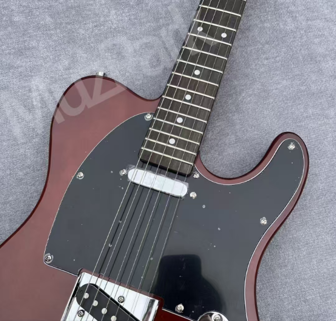 Personalize Your Sound: Unique Brown Trimmed Electric Guitars Available