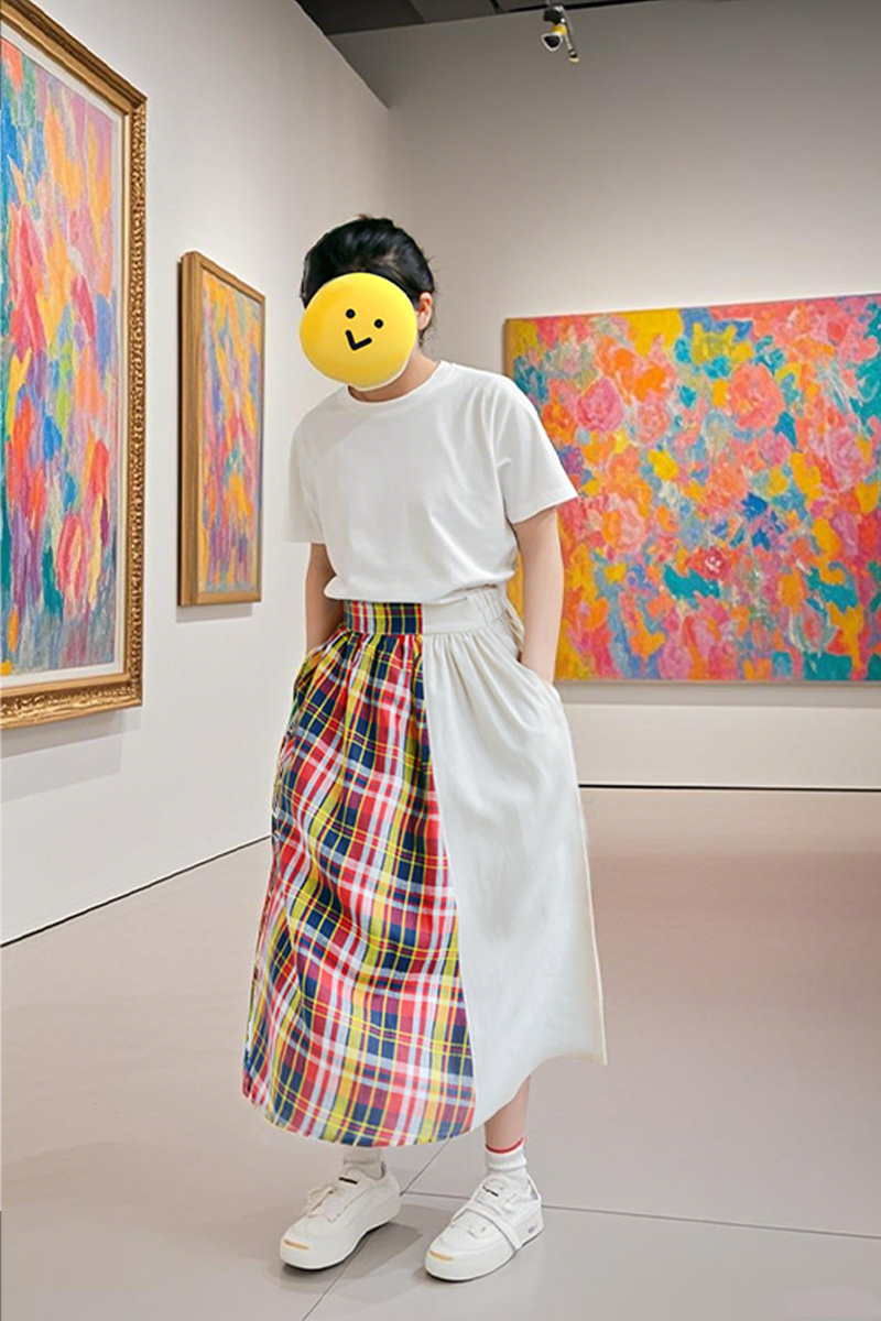 Summer women designer skirt linen Trumpet Skirts Long Dresses Luxury Ladies Skirt Fashion Women High Quality Flared skirt Leisure A-line Skirt Large S