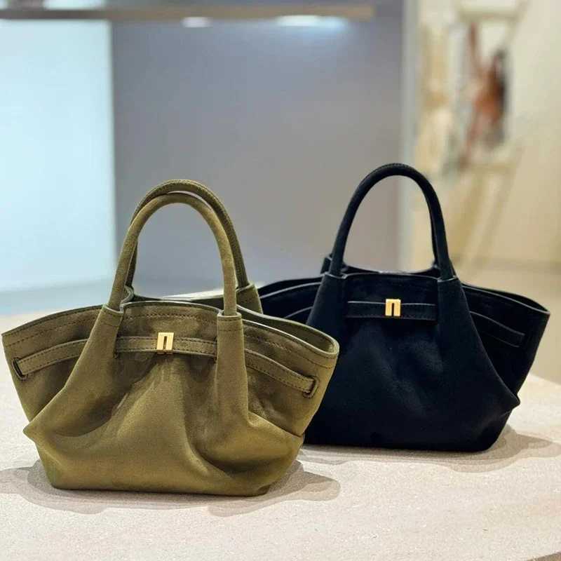 2024 Autumn and Winter New Fashionable Simple and Versatile Frosted Suede Handbag Shoulder Bag Crossbody Bag W250602