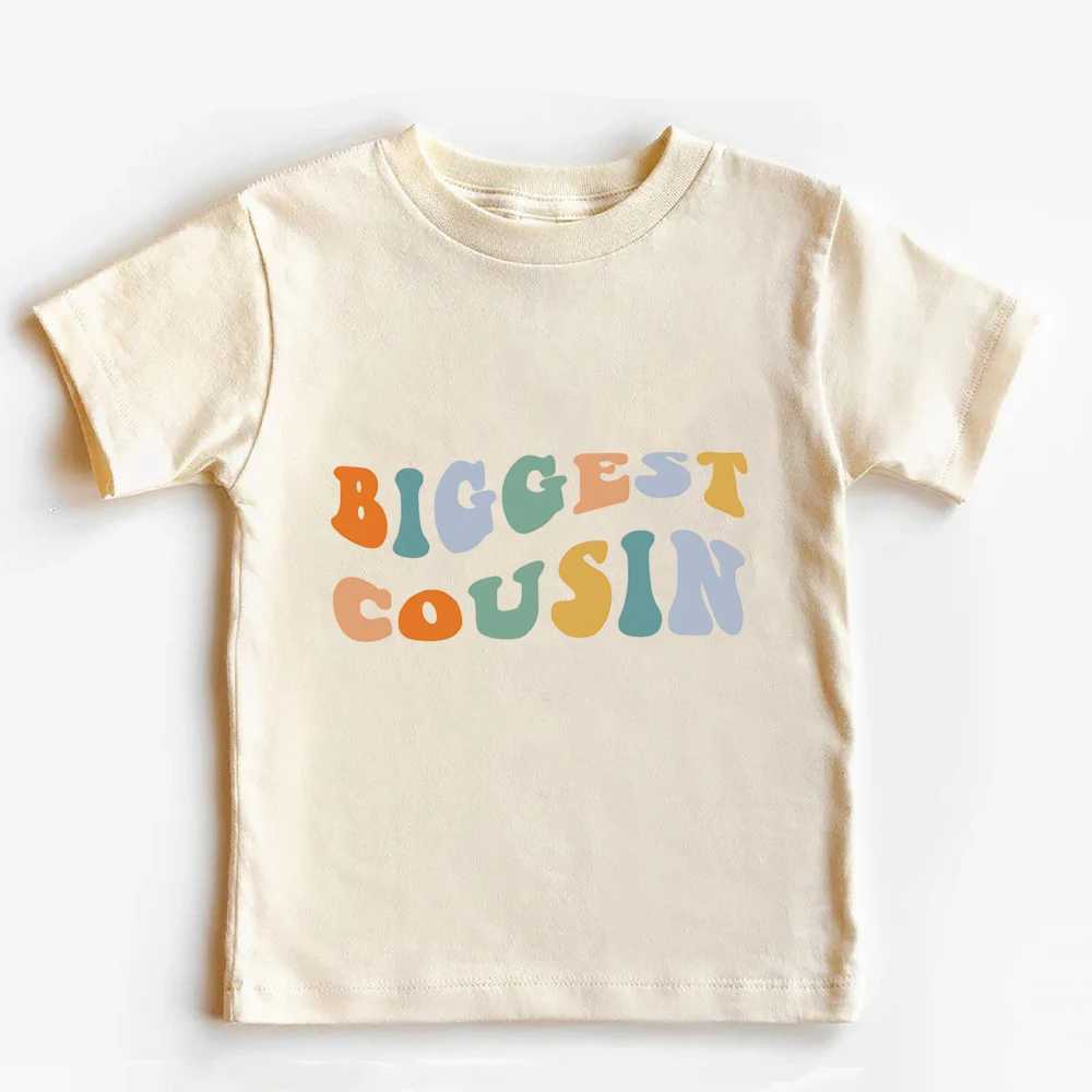 Big Biggest Littler Cousin Retro Toddler Shirt Cousin Crew Matching Shirts Summer Short Sleeve Cousin Crew T-Shirt Family Look T250603
