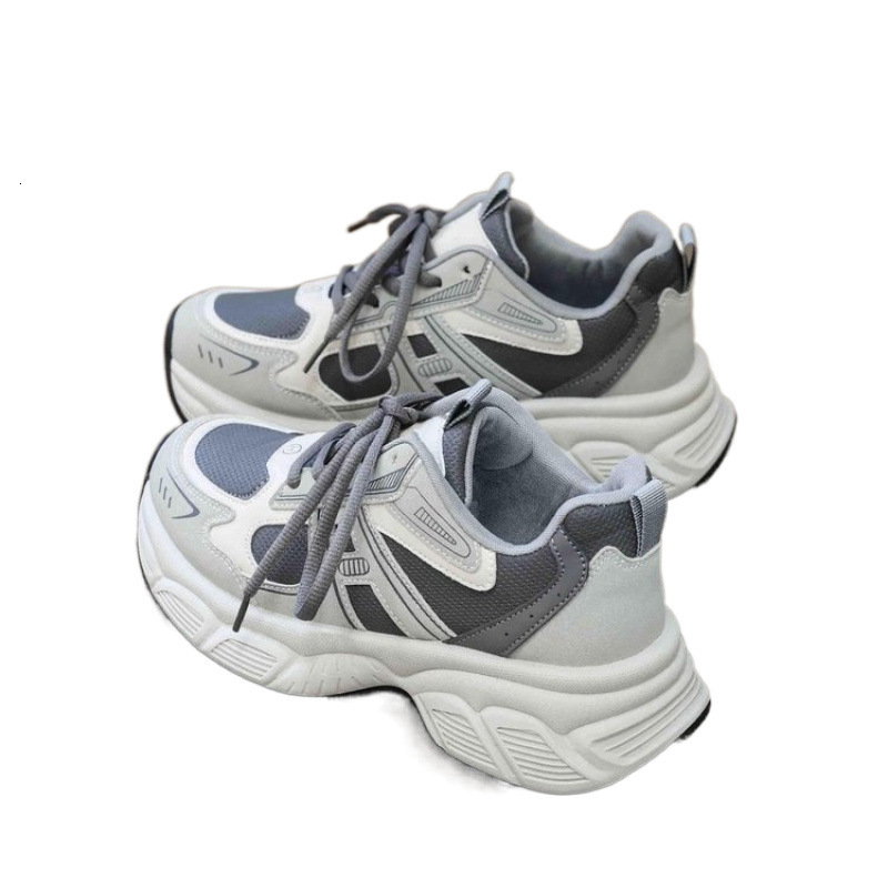 Trendy Thick Soled Dad Sneakers For Women Spring New Casual Sports Mesh Super Popular Slimming Casual Shoes Running Shoes Ddmysaturn