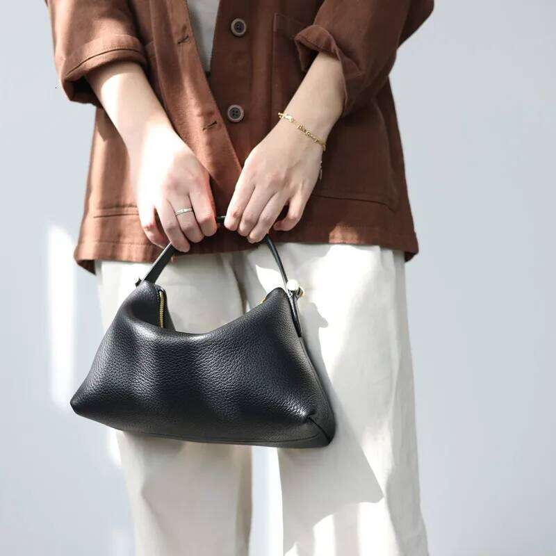 Women's Bags Designer Women Genuine Leather Handbags Small Size Versatile Cowhide Crossbody Bag Fashion Soft Messenger Purses