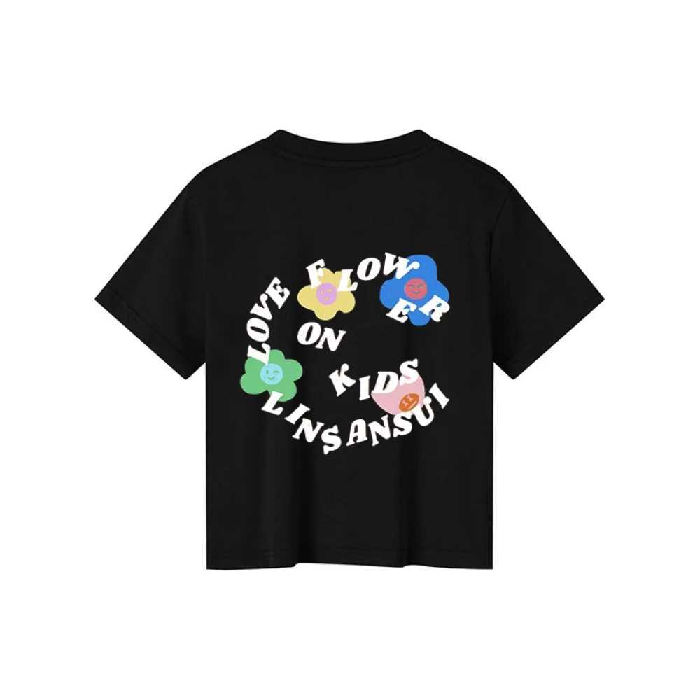 Fashionable and versatile short-sleeved T-shirt for men and girls original pure cotton style summer loose casual wear T250603