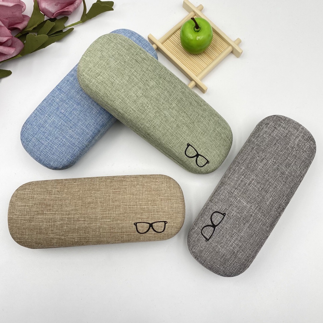 Myopia Glasses Cotton Linen Girl Style Simple Harajuku Boys Creative Personality Portable Anti-Pressure Sunglasses Case