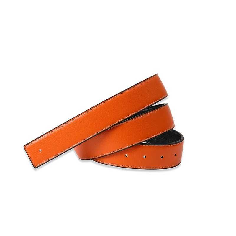 Luxury Brand Belts No Buckle Men High Quality Pin Smooth Buckle Male Straps without Buckle PU Leather Waistband No Buckle 3.8cm XJ250602
