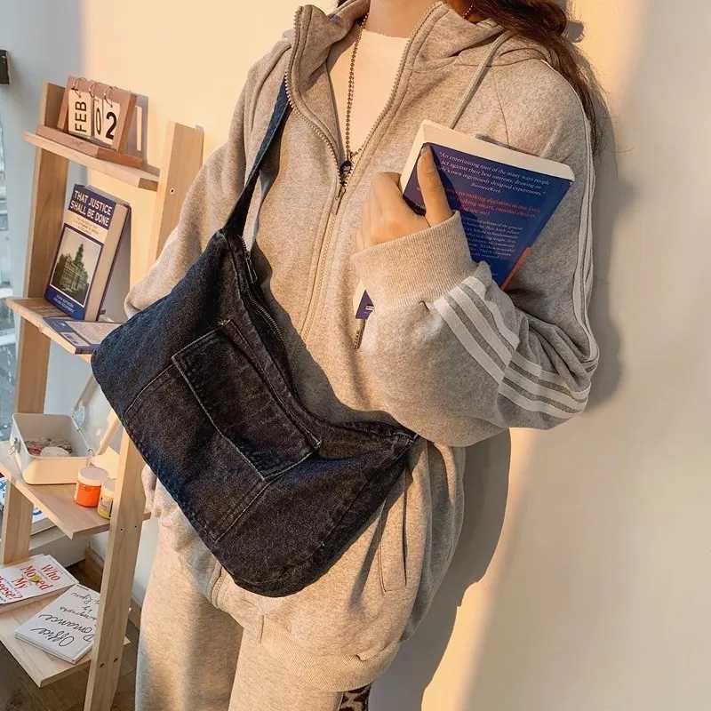 Summer New Shoulder Bag Retro Cowboy Crossbody Bag High Capacity Womens Tote Bags Designer Solid Phone Pack Female Luxury Purse W250602