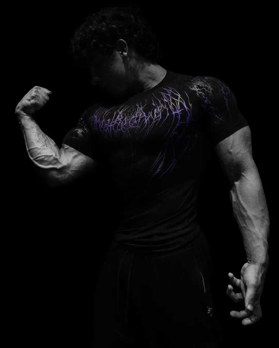 2025 New Breathedivinity Red Gothic Pattern Fitness Shirt Summer Breathable Quick Dry Fit Men Women Gym Sportswear Trendy Tee W250603
