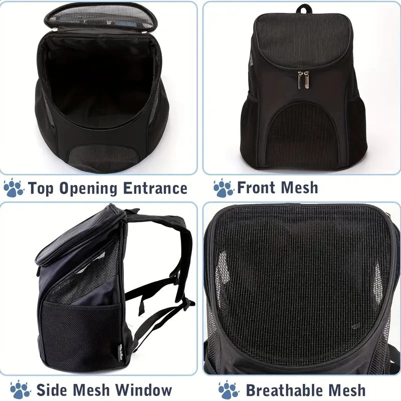 Pet Backpack for Walking Hiking Breathable Backpack Cat Bag for Traver Transport 250526