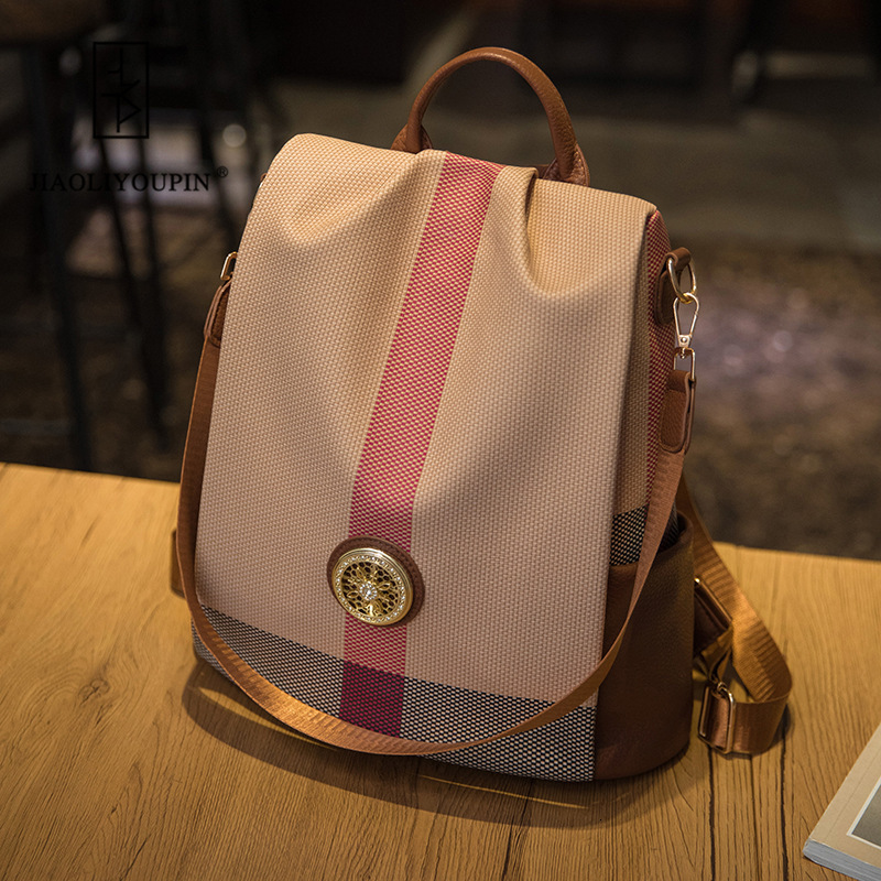 Free Shipping 2025 New Retro Backpack For Women Fashion Casual Travel Designer Bag Backpack Simple Versatile Outdoors High-end Women's Backpack