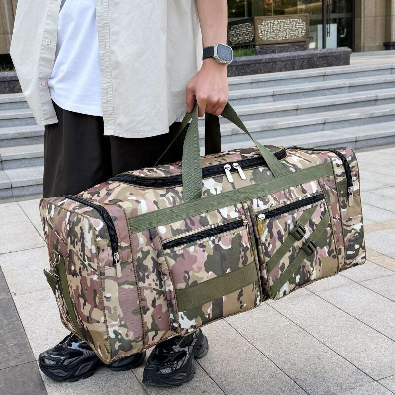 Camouflage Capacity Handheld Durable Single Shoulder Extra Large Lage Outdoor Travel Bag