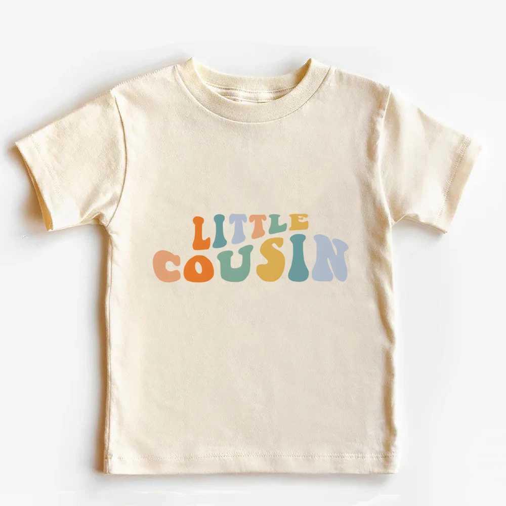 Big Biggest Littler Cousin Retro Toddler Shirt Cousin Crew Matching Shirts Summer Short Sleeve Cousin Crew T-Shirt Family Look T250603