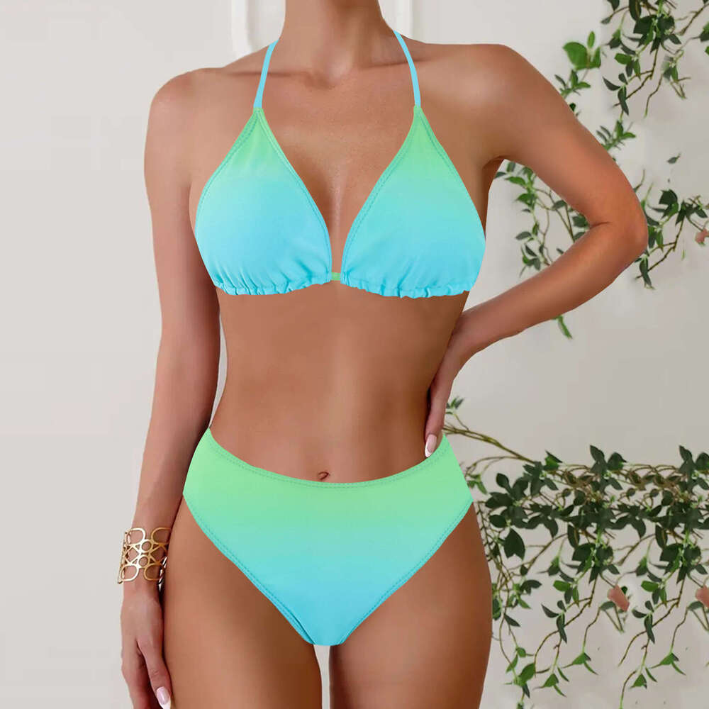 Swim Bikini Designer Luxury Bikini 2025 New Swimwear Colorful Printed Swimsuit Triangle Two-piece Plus Size Bikini New Arrival New Product New Product