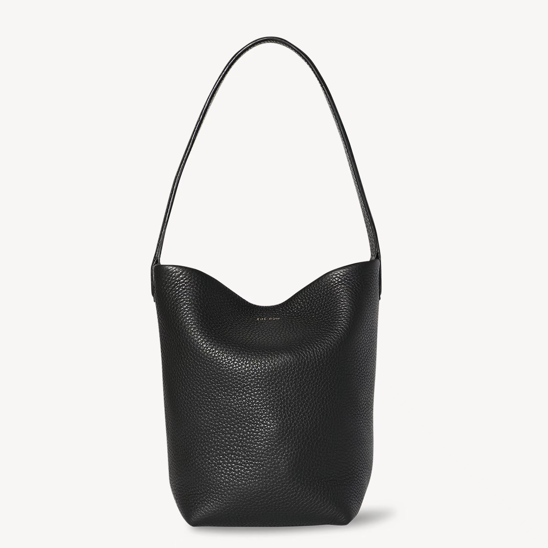 Leather bucket bag, new cowhide bucket bag, high-end single shoulder large capacity commuting tote bag