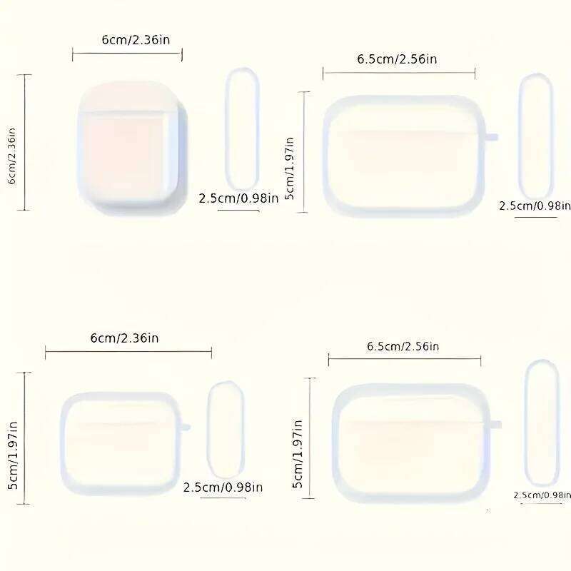 Simple Black Love Heart Pro/Pro2 Soft TPU Wireless Case for Airpod 3/4 Earphone Protective Cover