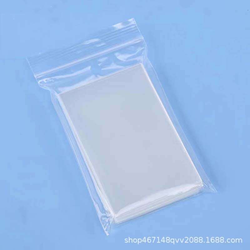 Korean Popcorn 20 Silk Flat Mouth 0.1mm Idol Photo Small Protective Film CPP High Transparency Card Sleeve