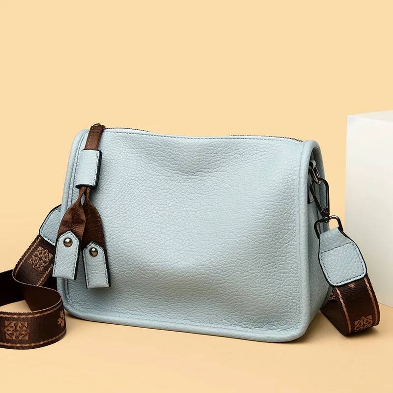 High Quality Genuine Leather Women Tote Bag Soft Cowhide Ladies Shoulder Crossbody Bags 2024 Fashion Female Messenger Sac
