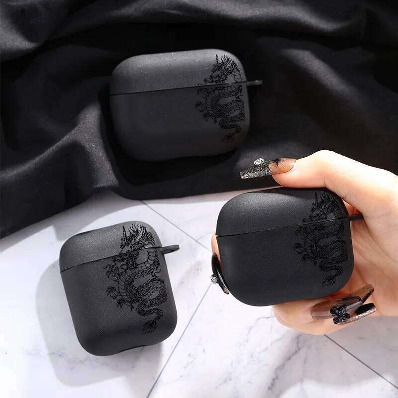 Dragon Design Earphone Pro/Pro2 TPU Wireless Bluetooth Cover for 3/4 Protector with Keychain Case