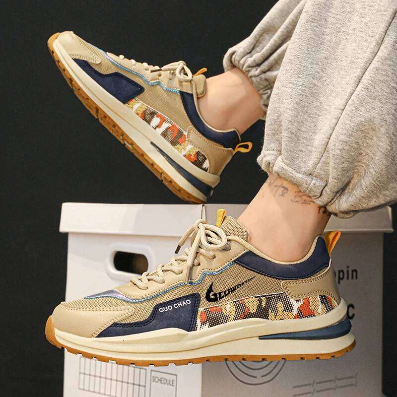 Outdoor Running Shoes Men's Durable Sports Sneakers - Summer Anti-slip Training Footwear Free Shipping