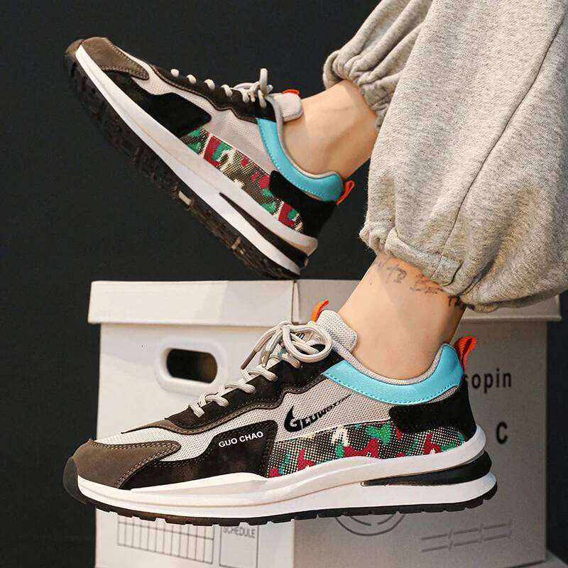 Outdoor Running Shoes Men's Durable Sports Sneakers - Summer Anti-slip Training Footwear Free Shipping