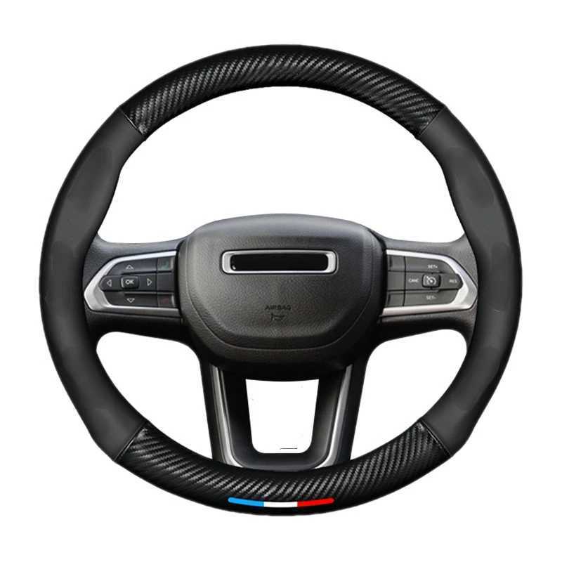 Car Leather Steering Wheel Cover For Jeep Grand Cherokee XJ Renegade Compass Wrangler JK TJ Patriot SRT Trail Hawk Accessories R250603