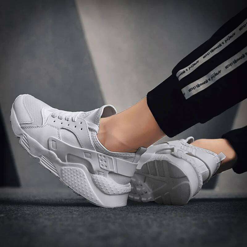 Unisex White Sneakers for Men Mesh Sports Trainers Running Shoes Man 2024 Summer Male Women Flat zapatillas para hombre Red