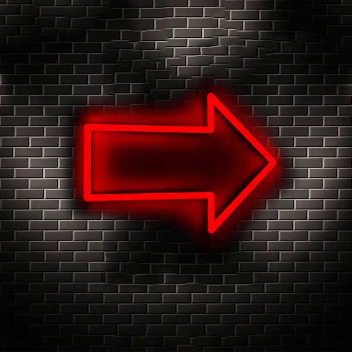 Arrow Neon Sign USB Powered LED Neon Light for Office Supermarket Store Club Hotel Business Backdrop Wall Decor Personality GiftXJ250602