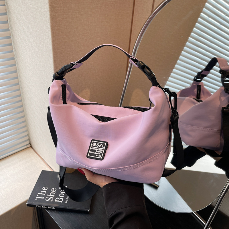 Travel 2025 New Fashion Versatile Nylon for Women Simple Trendy Shoulder Crossbody Large Capacity Bag
